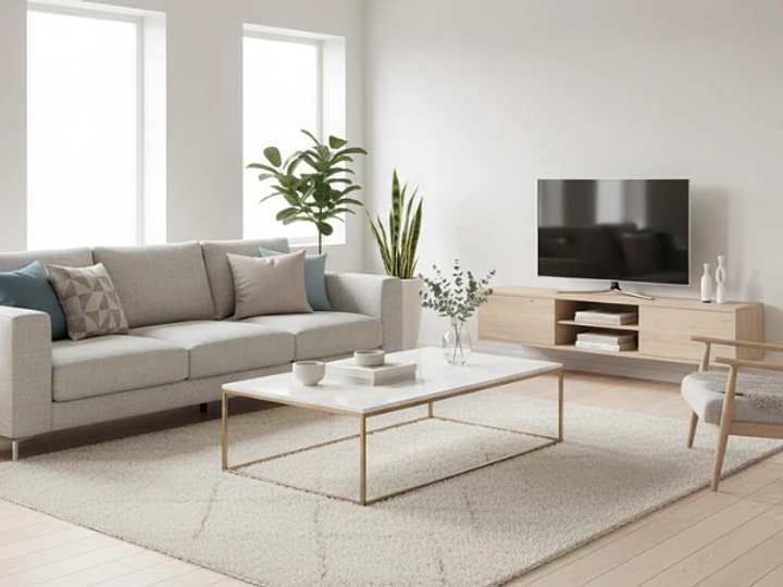 Mesa de centro redonda vs rectangular: ¿cuál elegir?