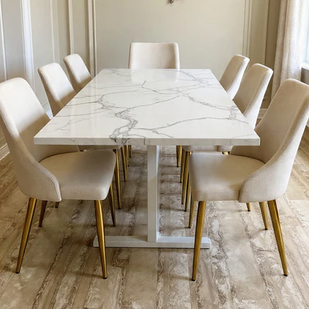 Silla Skadi Velvet Beige  2