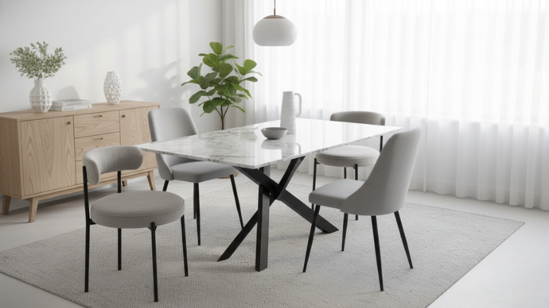 Tu comedor merece una combinación perfecta entre mesa y sillas