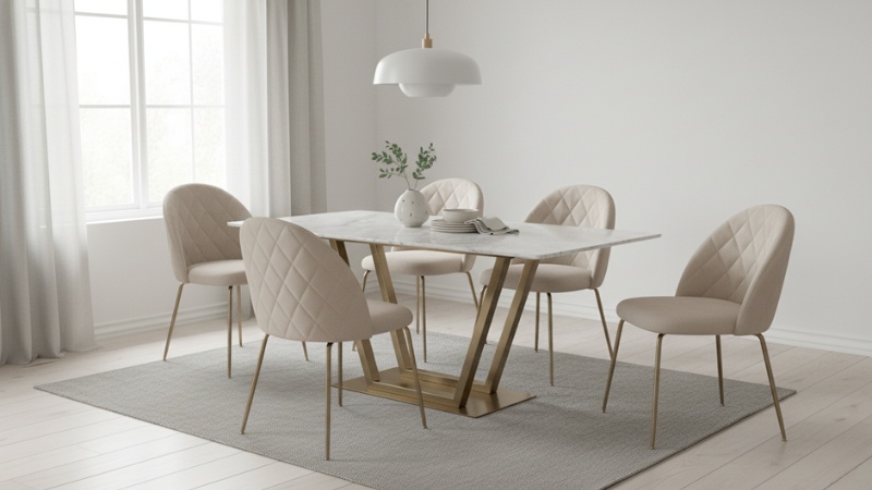 ¿Mesa de comedor rectangular o redonda: cuál es más segura para tu familia?