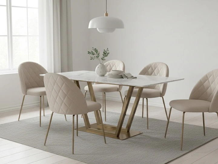¿Mesa de comedor rectangular o redonda: cuál es más segura para tu familia?
