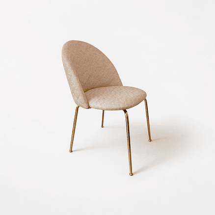 Silla Nordland Ecocuero Silver 1