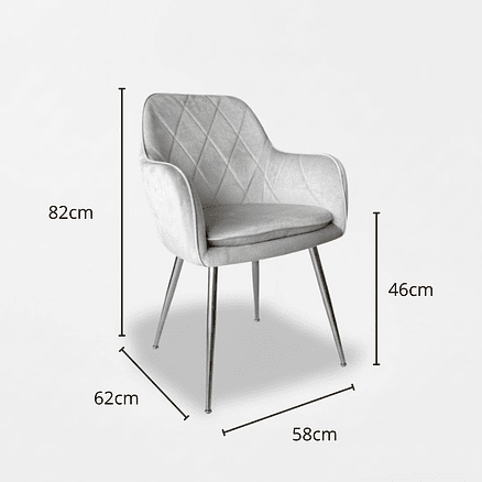 Sitial Oslo Ecocuero Marfil 4