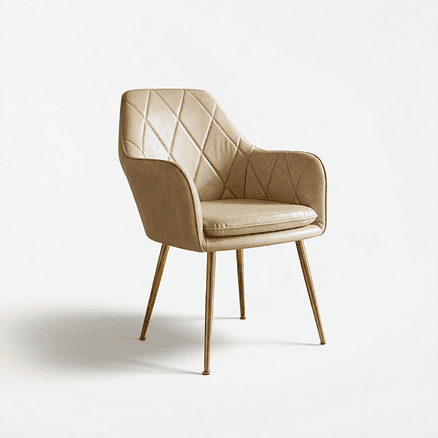 Sitial Oslo Ecocuero Marfil 1