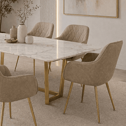 Sitial Oslo Ecocuero Silver 3