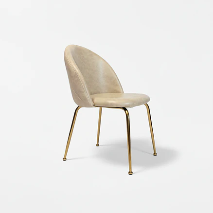 Silla Nordland Ecocuero Marfil 1