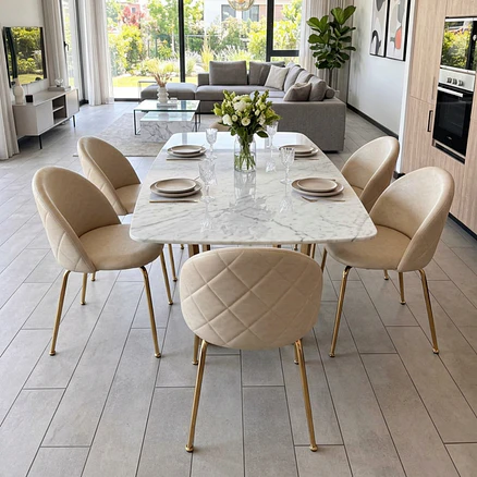 Silla Nordland Ecocuero Marfil 4