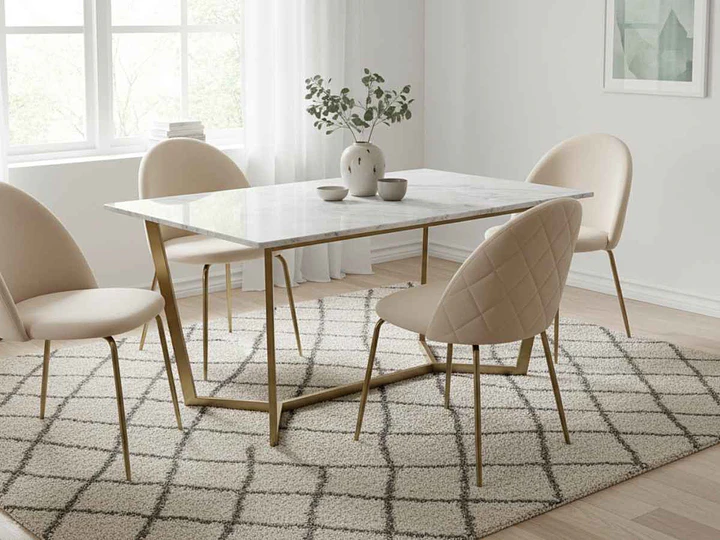 Ecocuero vs. Tela: ¿Cuál es el Mejor Tapizado para tus Sillas de Ecocuero para Comedor Nórdico?