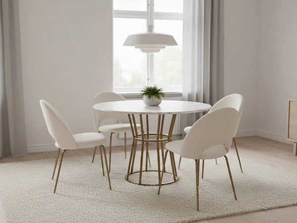 Cómo Integrar una Mesa de Mármol en un Ambiente Minimalista