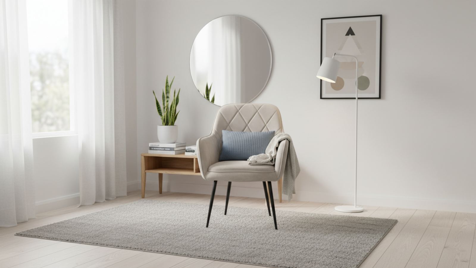 Sitial de terciopelo en living minimalista: cómo integrarlo sin romper el equilibrio