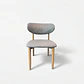 Silla Ebbe Tela Gris - Miniatura 1