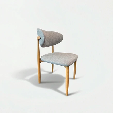 Silla Ebbe Tela Gris 2