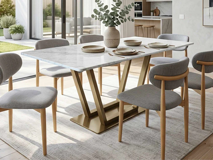 Sillas de Comedor con Estilo Nórdico: La Pareja Perfecta para Mesas de Vidrio o Mármol