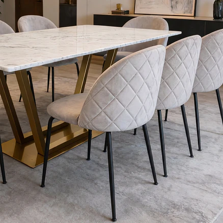 Silla Nordland Velvet Gris 2