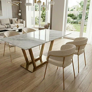 Comedor 4 Sillas Asgard North Velvet