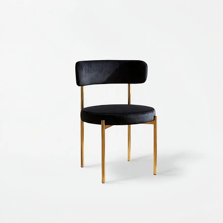 Silla Voss Velvet Negro | PREVENTA  1