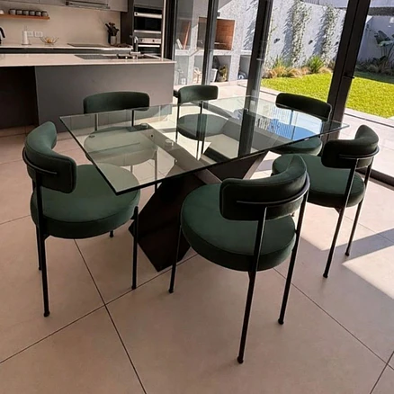Silla Voss Velvet Verde | PREVENTA 3