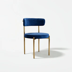 Silla Voss Velvet Azul | PREVENTA