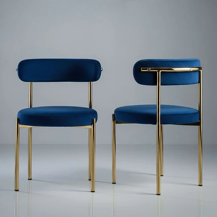 Silla Voss Velvet Azul | PREVENTA 3