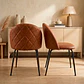 Silla Nordland Ecocuero Camel - Miniatura 4