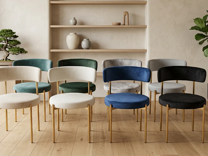 Silla de Terciopelo para Comedor y Sitial Ecocuero: Nueva Preventa Nordeco