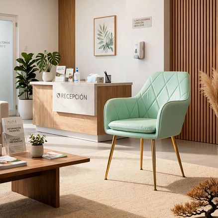 Sitial Oslo Ecocuero Menta 3