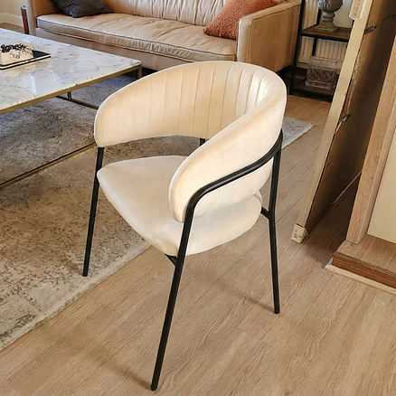 Sitial North Beige Terciopelo 3