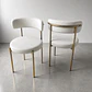 Silla Voss Tela Beige  - Miniatura 2