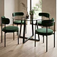 Silla Voss Terciopelo Verde - Miniatura 2