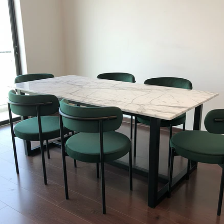 Silla Voss Terciopelo Verde 6