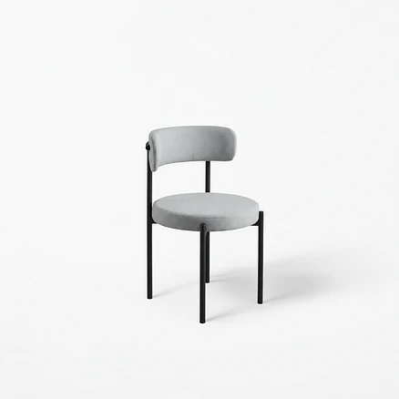 Silla Voss Tela Gris 1