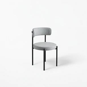 Silla Voss Tela Gris