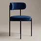 Silla Voss Terciopelo Azul  - Miniatura 3