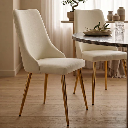 Silla Skadi Tela Beige 2