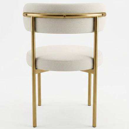 Silla Voss Tela Beige  5