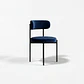 Silla Voss Terciopelo Azul  - Miniatura 1