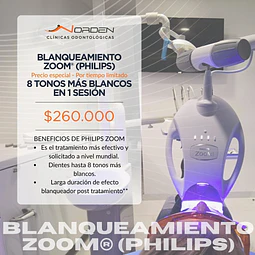 Blanqueamiento ZOOM® (Philips) – 8 tonos más blanco en 1 sesión
