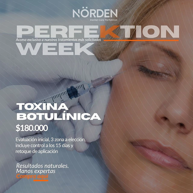 Toxina Botulínica – Zonas a elección + retoque incluido