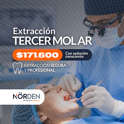 Extracción tercer molar con Óxido Nitroso