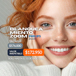 Blanqueamiento ZOOM® (Philips) – 8 tonos más blanco en 1 sesión