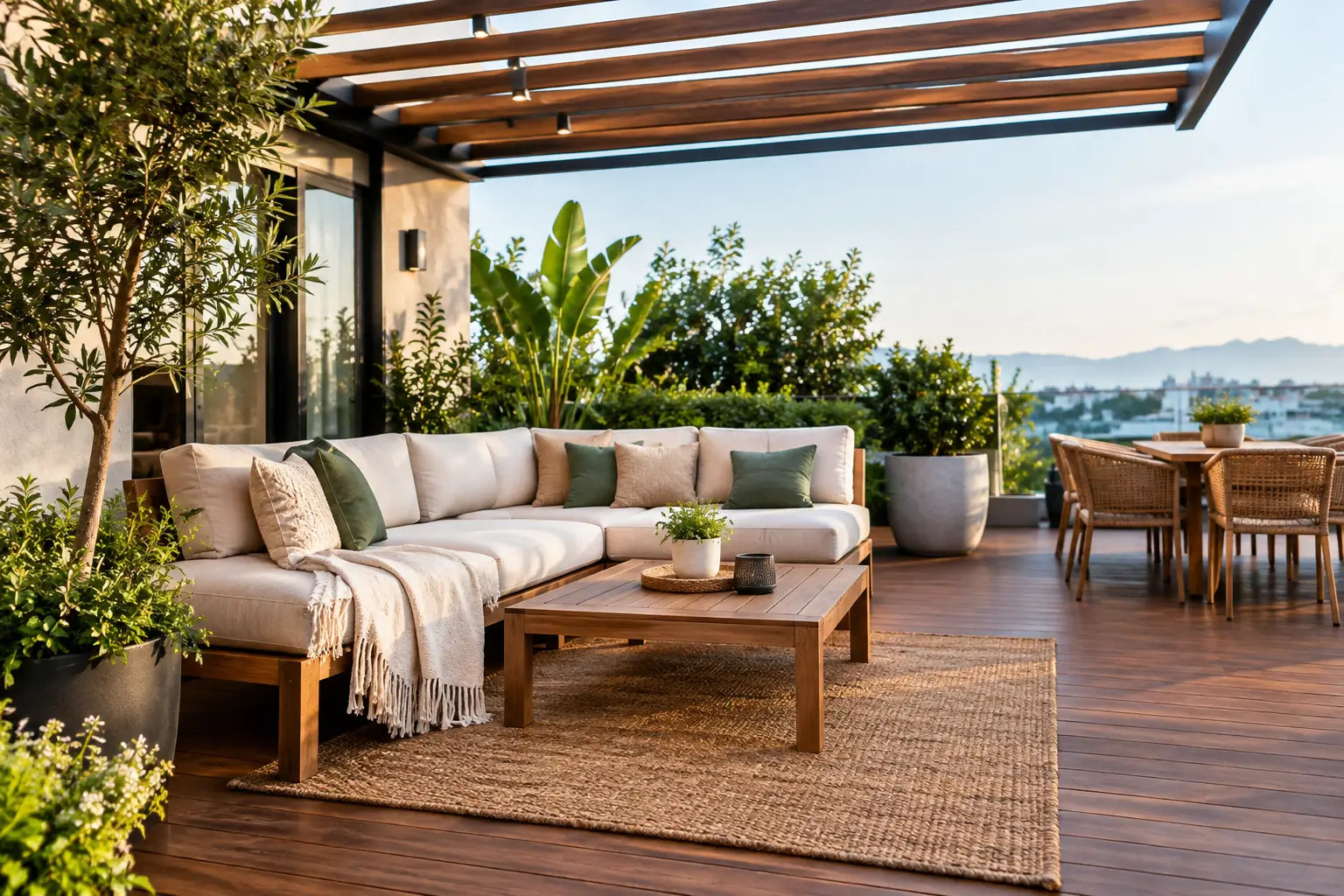 Remodelación de terraza exterior con propósito