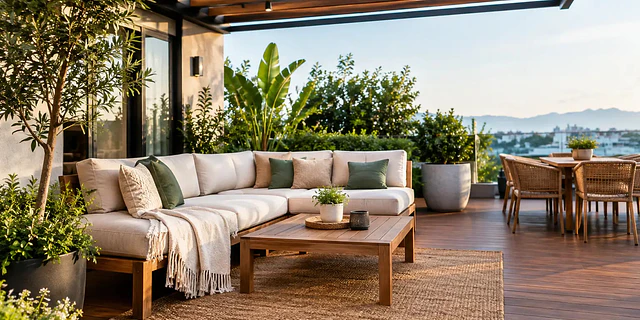 Remodelación de terraza exterior con propósito