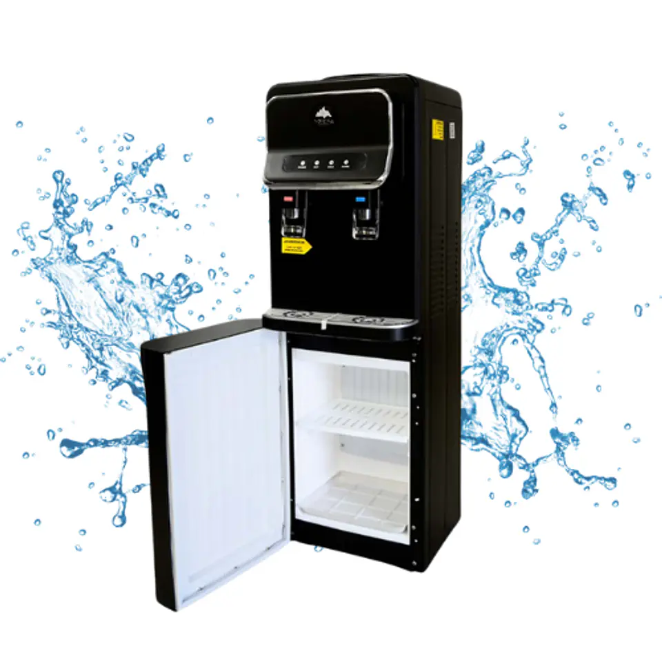 Dispensador Eléctrico Pedestal Compresor + Frigobar 1