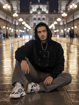 D'NORTE Statement Hoodie | Edição Limitada Corrente & NFC