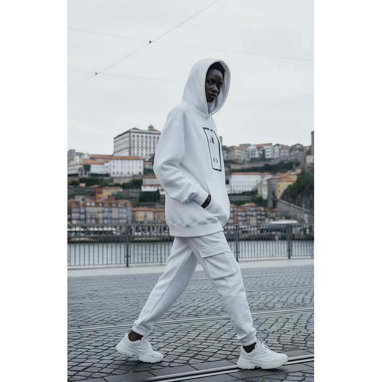 Hoodie Oversized D'NORTE | White 3