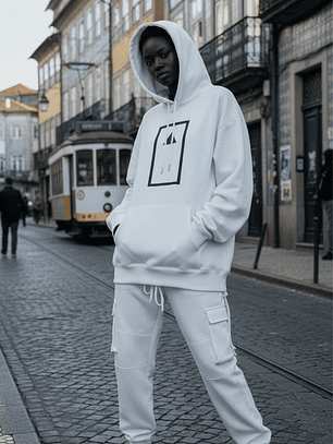 Hoodie Oversized D'NORTE | White