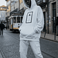 Hoodie Oversized D'NORTE | White - Thumbnail 1