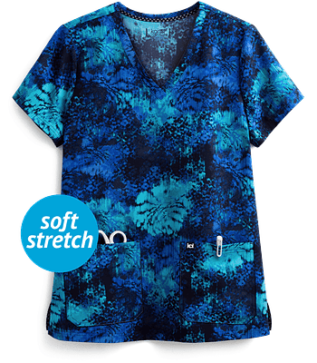 KOI NEXT GEN "IKAT FLORAL EARLY" - POLERA MUJER #1029