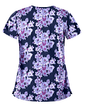 UA "BROCADE FLORAL NAVY" - POLERA MUJER #864