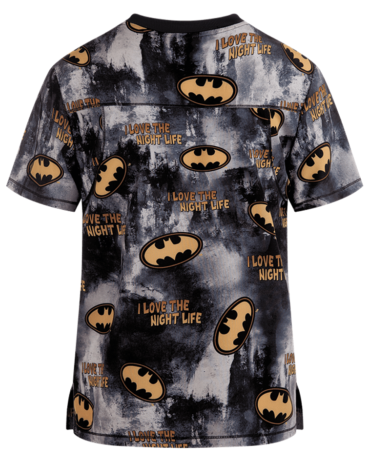 CHEROKEE TOONIFORMS "BATMAN MENS LIGHT LIFE" POLERA HOMBRE #730